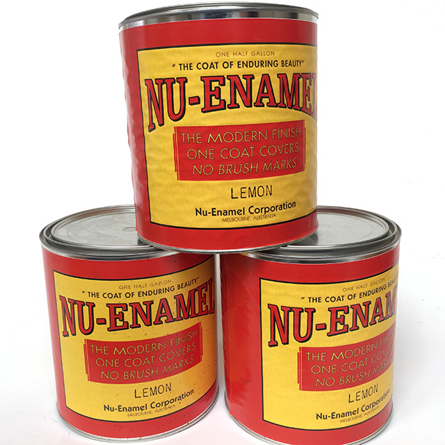 CAN, Paint Can w Generic Label - Nu Enamel 4L